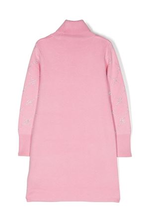 pink viscose dress MISS BLUMARINE KIDS | IF4011MA07EX0604